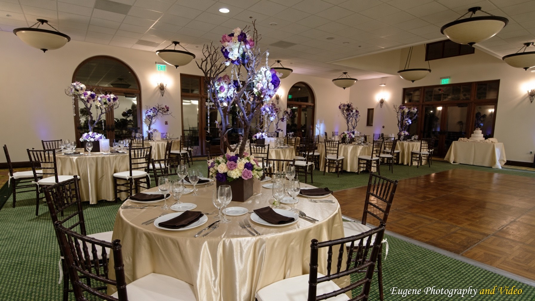 Banquet hall at Angeles National Golf Club