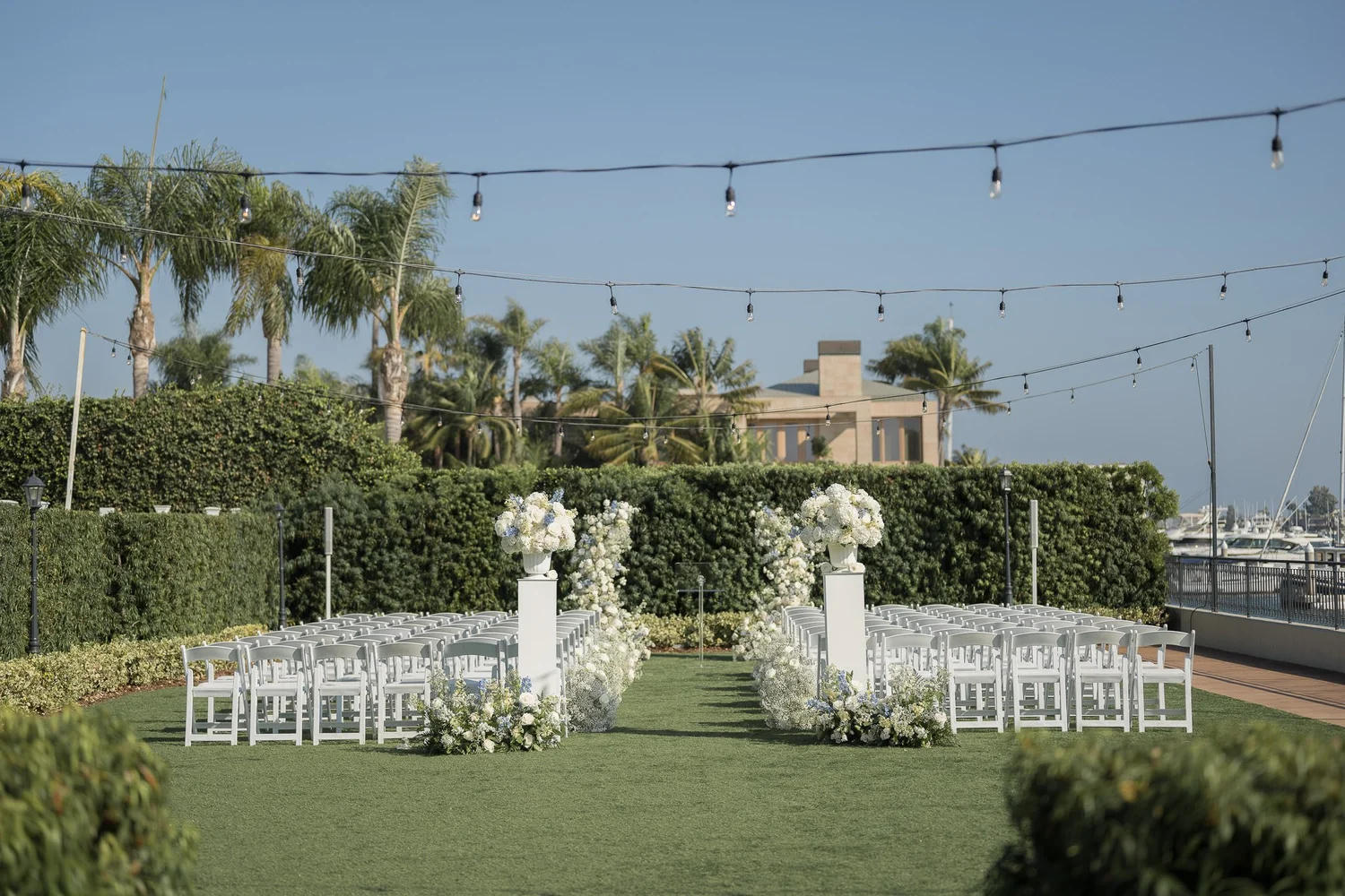 Bayfront Lawn ceremony at Balboa Bay Resort