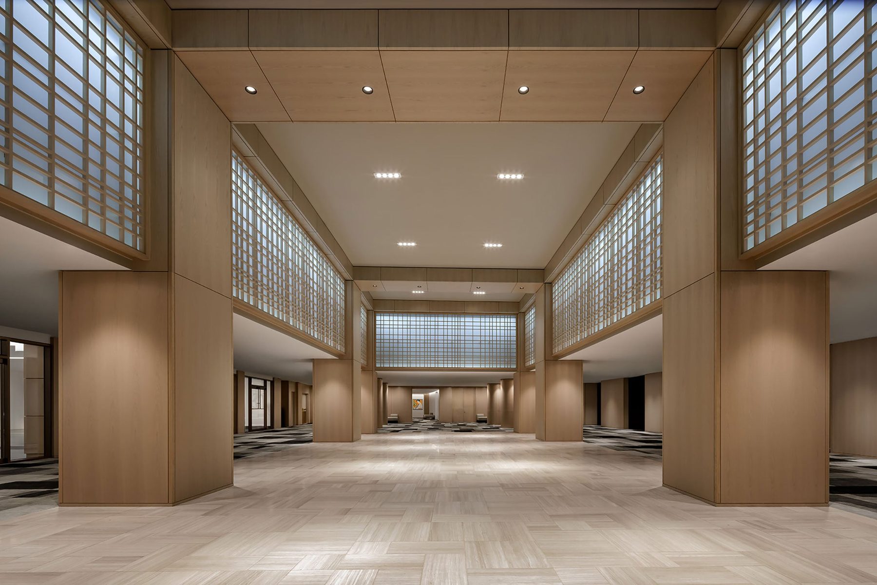 Los Angeles Ballroom foyer at Fairmont Century Plaza — leftover interior, not a 400-rooms plate