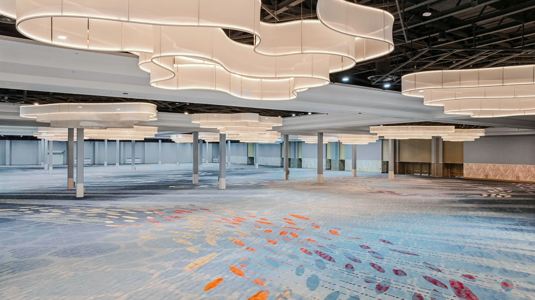 California Ballroom and exhibit hall interior at Gaylord Pacific Resort