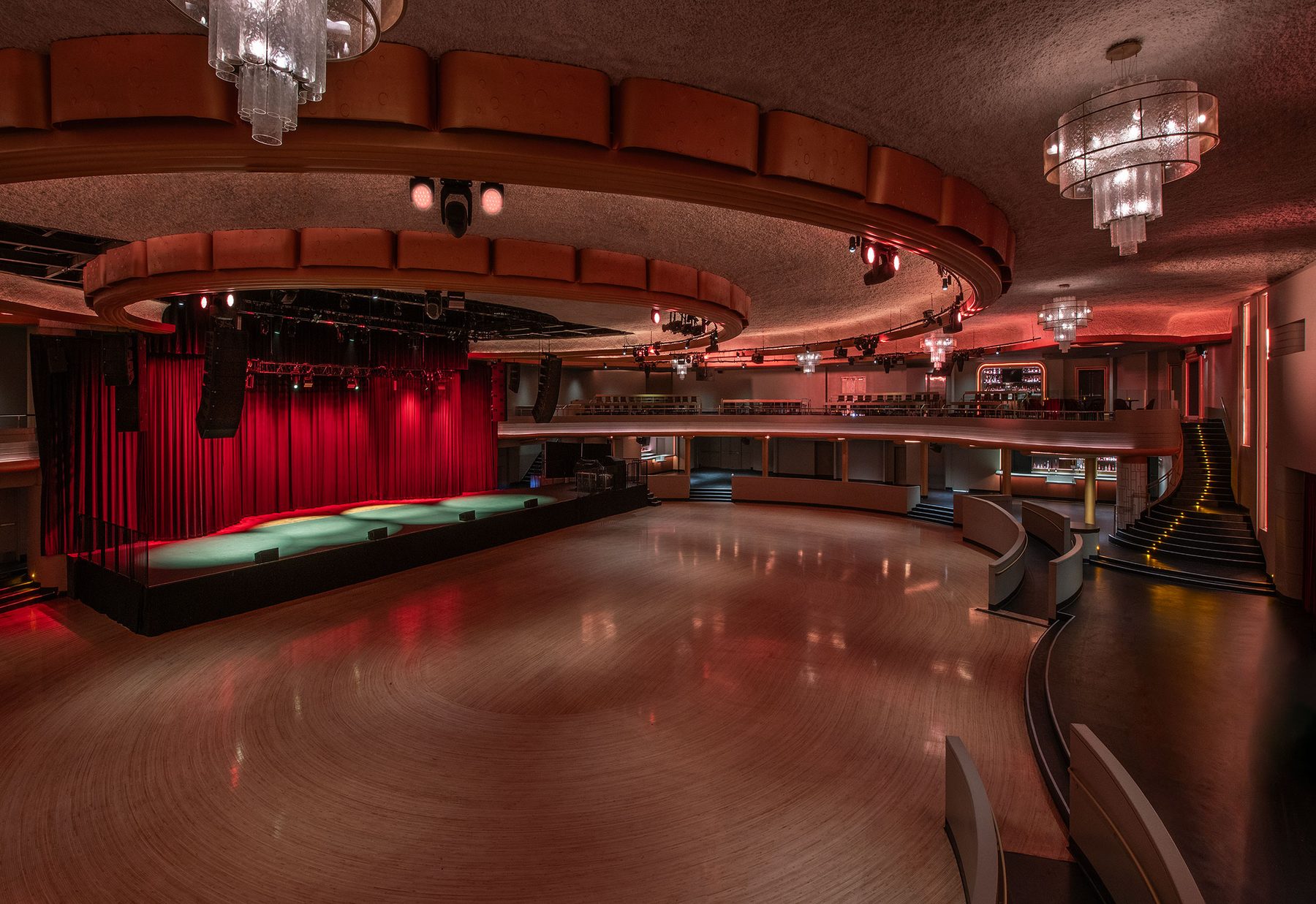 Hollywood Palladium Main Ballroom — open floor toward stage