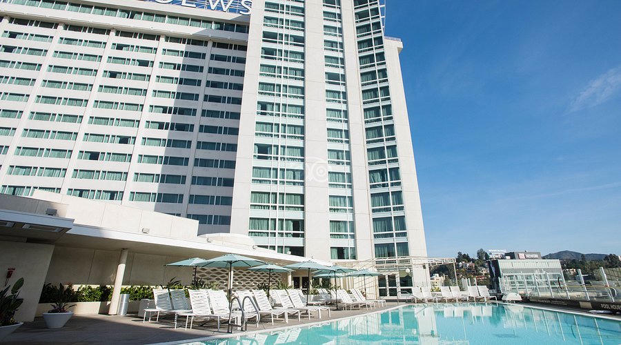 Pool Terrace rooftop at Loews Hollywood Hotel