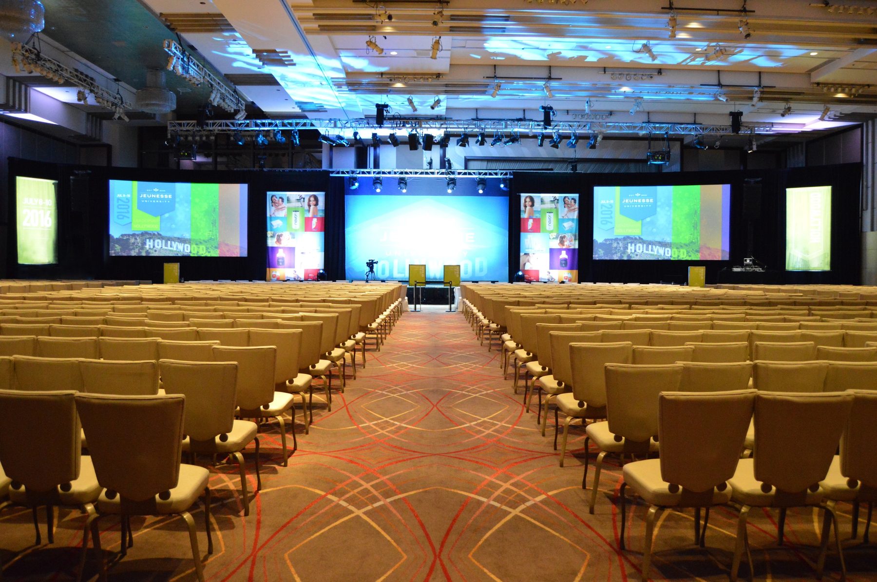 Ray Dolby Ballroom interior at Loews Hollywood Hotel