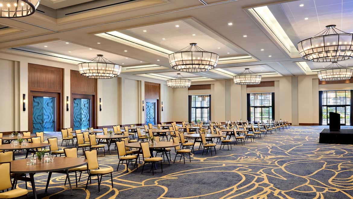 Luna Ballroom interior at Omni La Costa Resort