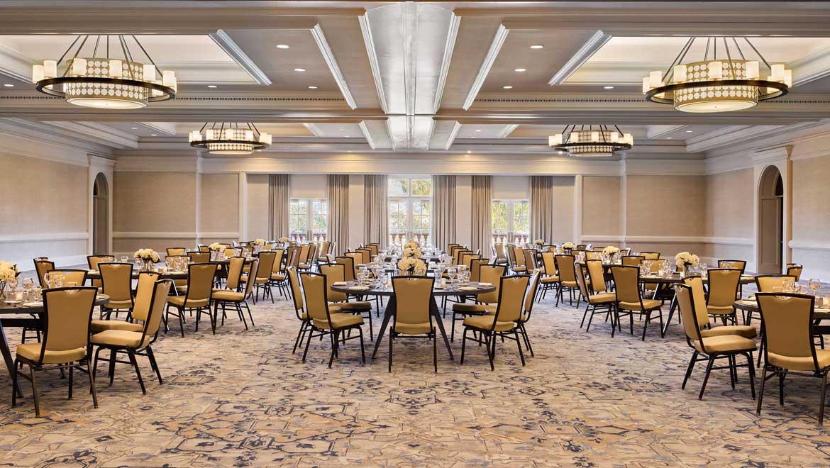 Poinsettia Ballroom interior at Omni La Costa Resort
