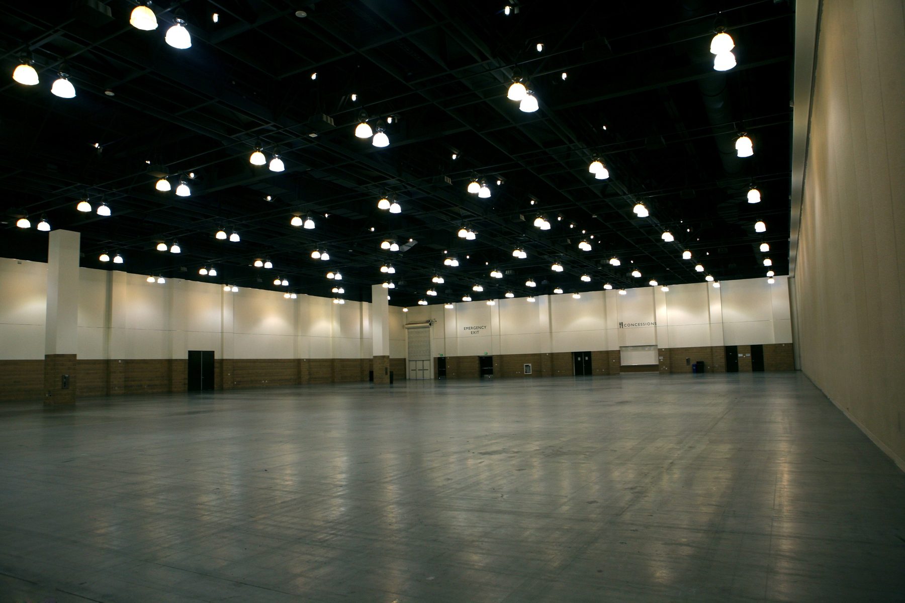 Exhibit Halls A&B interior at Pasadena Convention Center