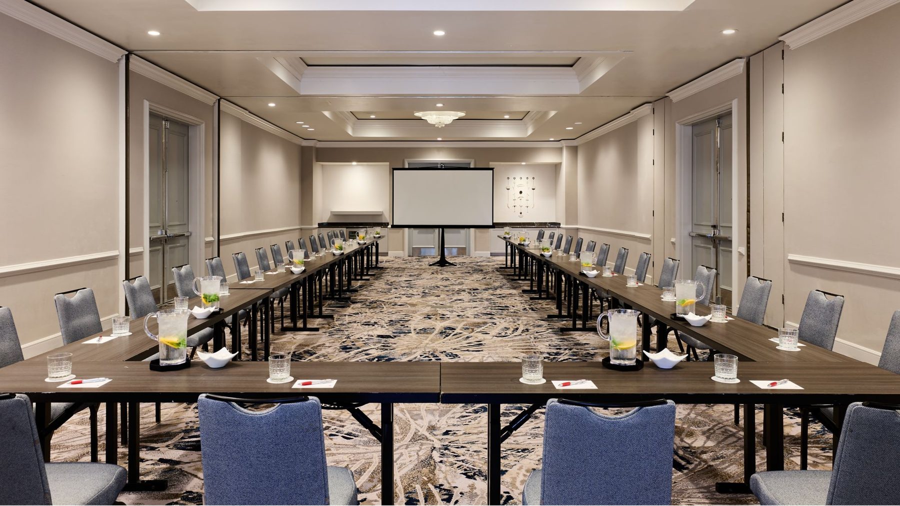 Broadlind meeting room at Marriott Long Beach Downtown