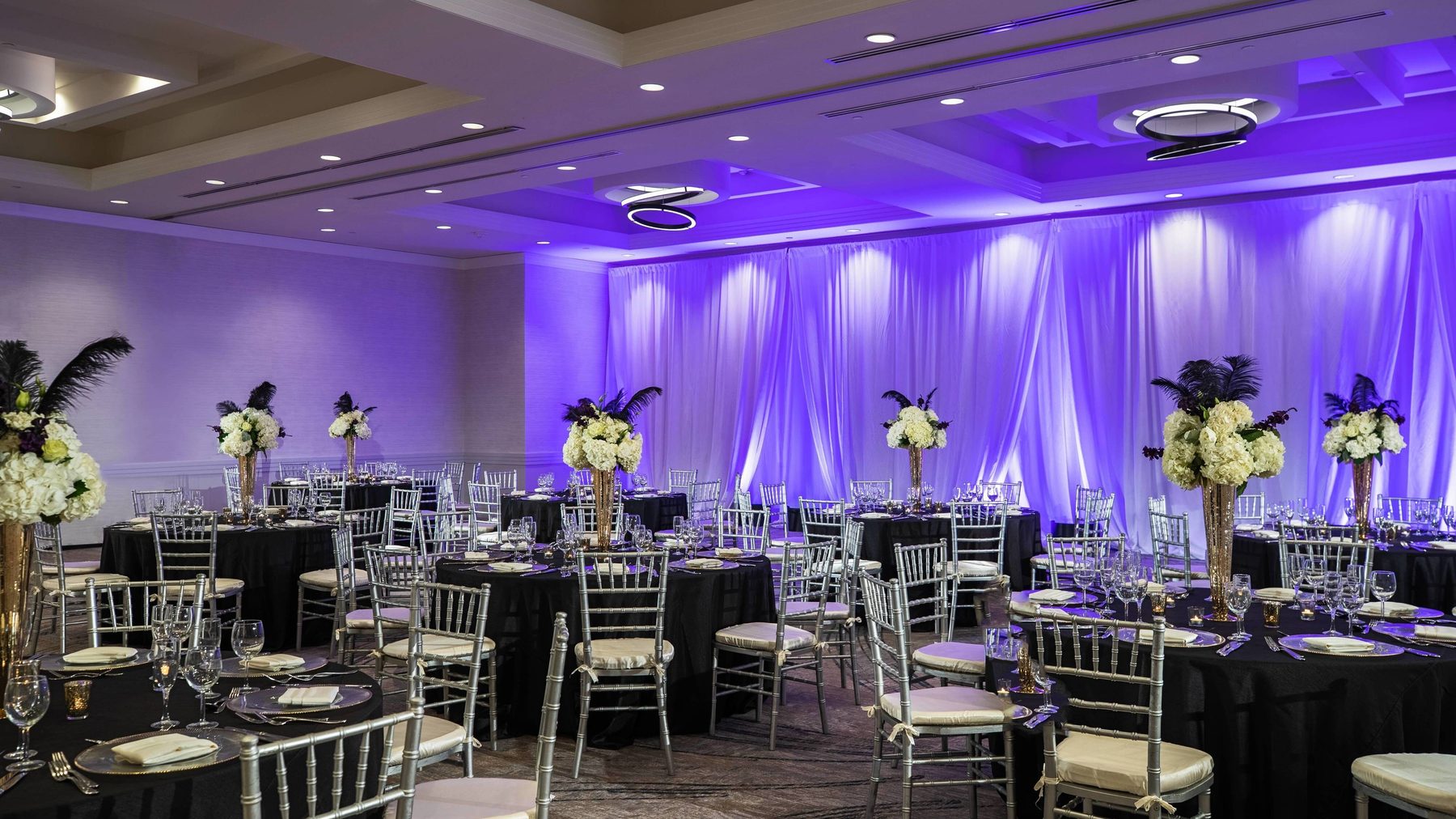 Pike Ballroom interior at Marriott Long Beach Downtown