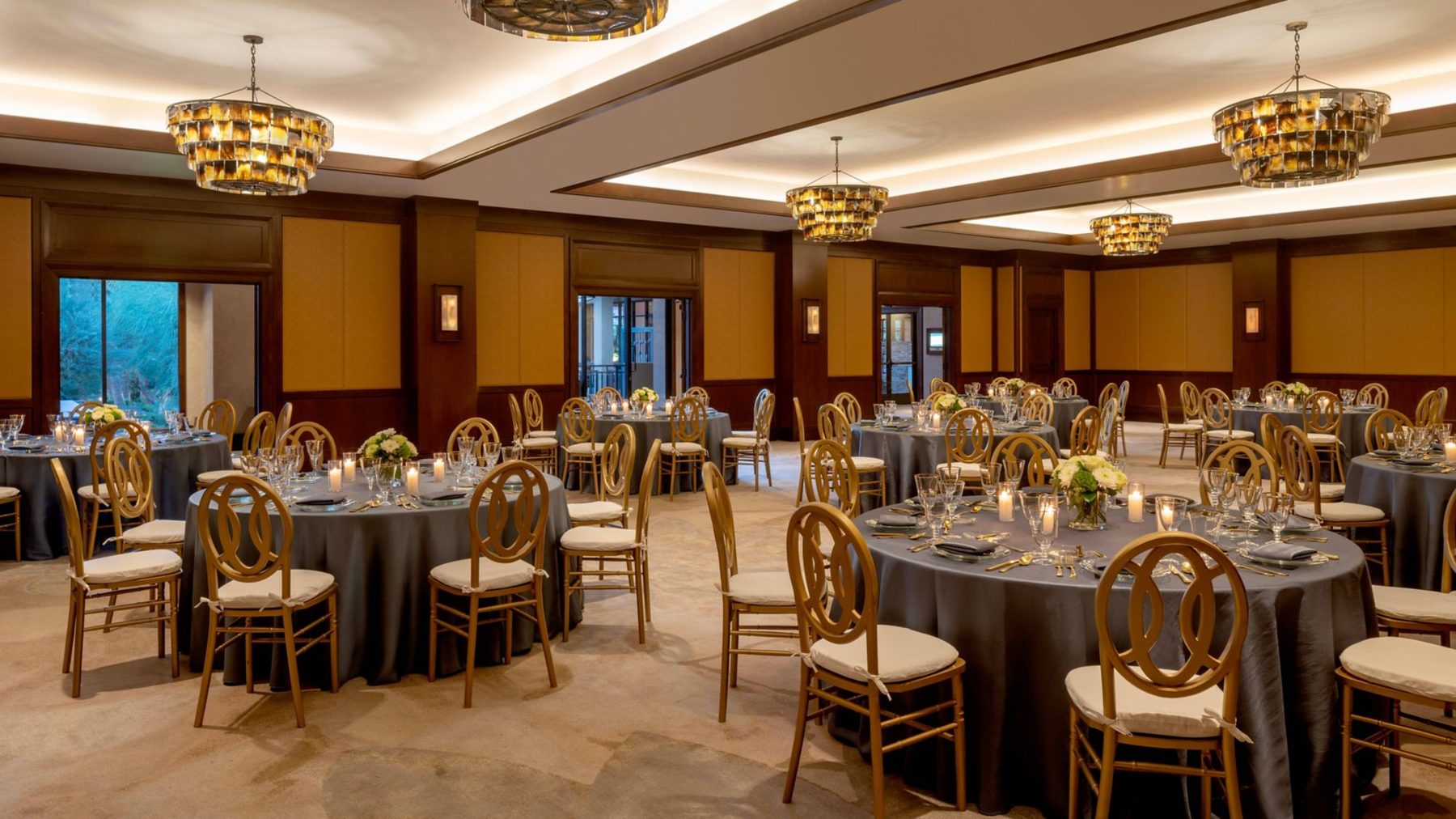 Miranda Ballroom interior at Ritz-Carlton Rancho Mirage