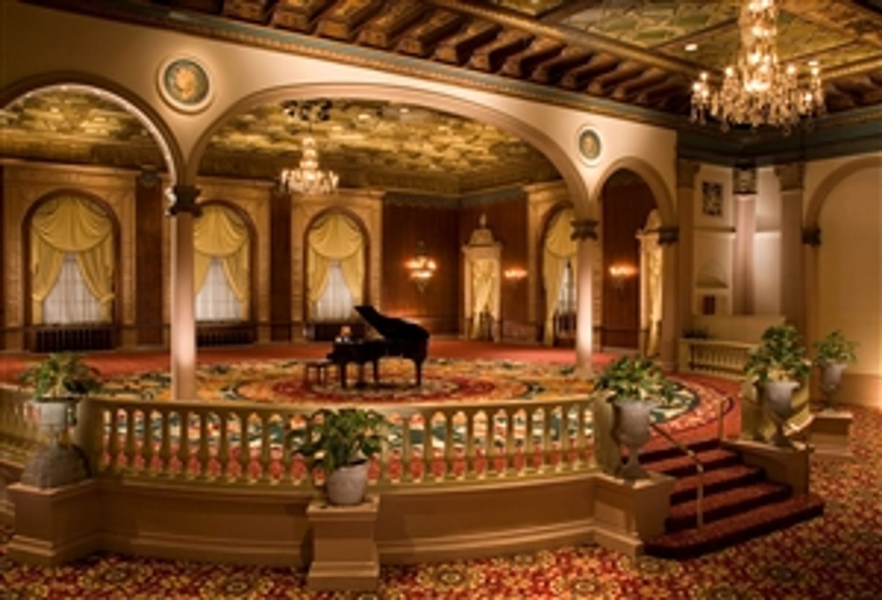 Gold Room interior at The Biltmore Los Angeles (sunken-floor Gold, not Crystal)