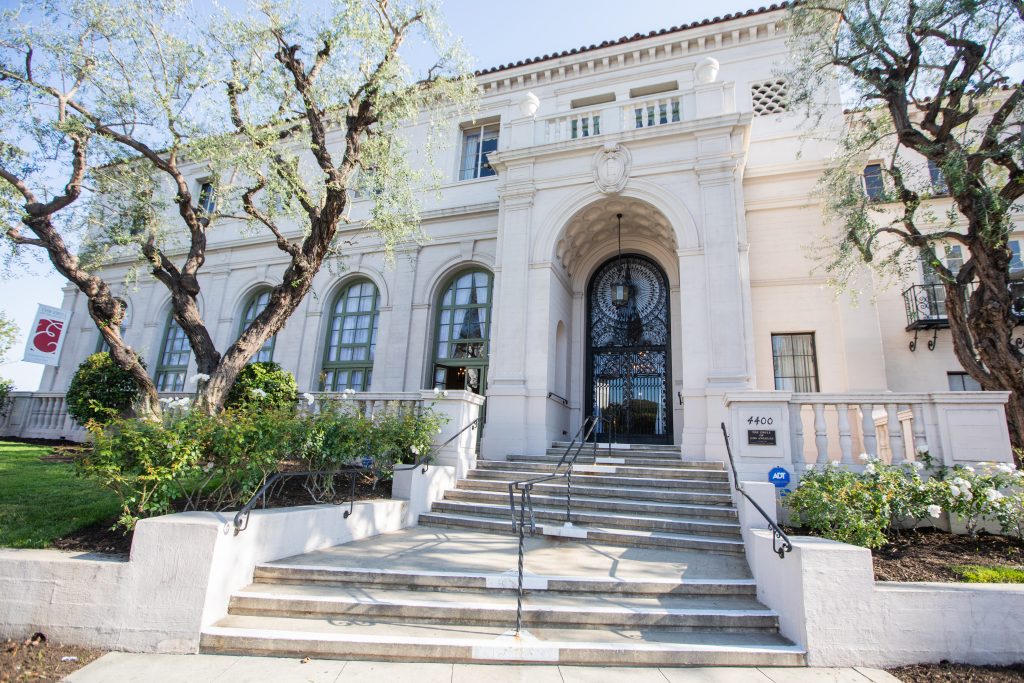 The Ebell of Los Angeles arched entrance