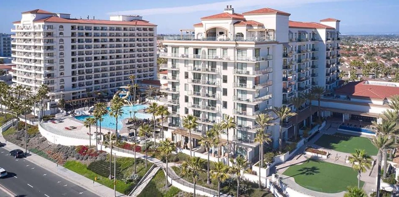 The Waterfront Beach Resort — Coastal Ballroom faces the Pacific