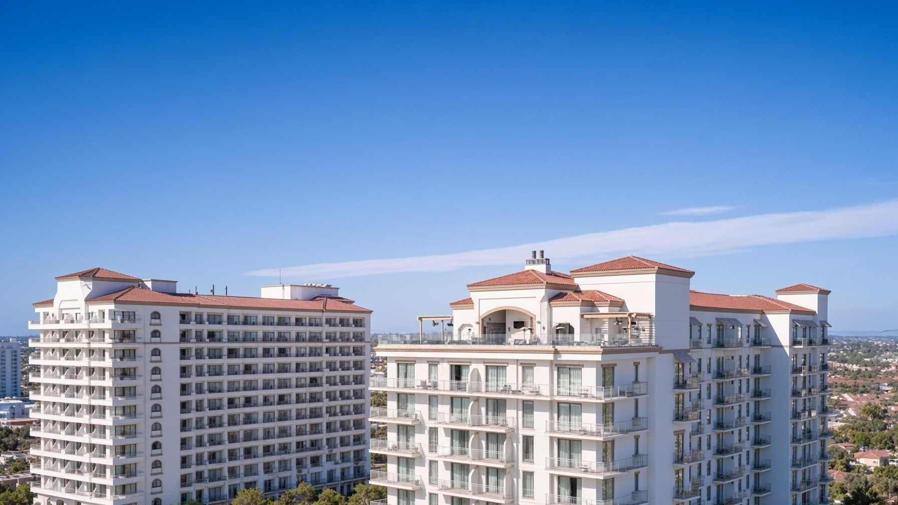 The Waterfront Beach Resort — Offshore 9 is the ninth-floor rooftop lounge