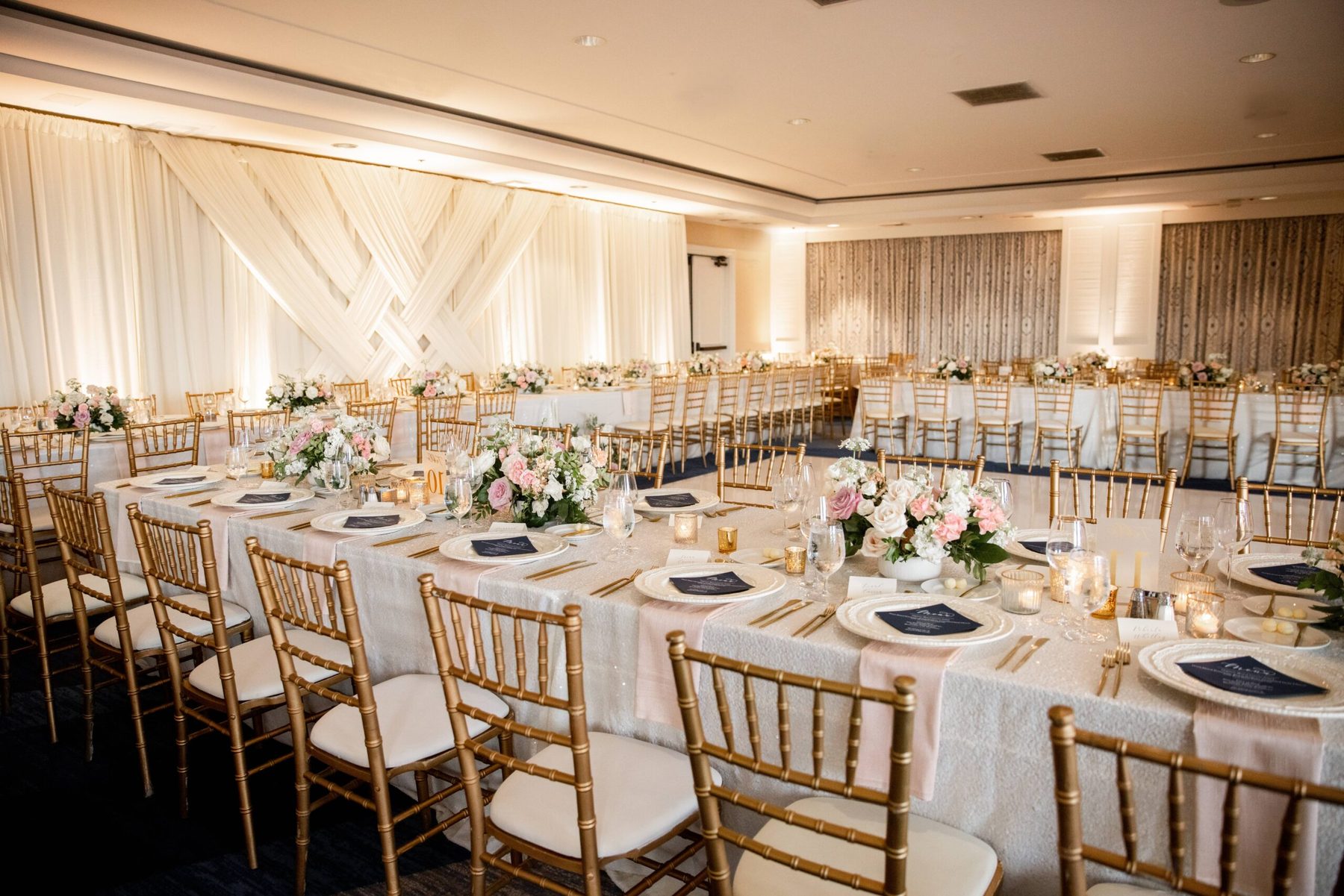 Pacific Ballroom interior at The Waterfront Beach Resort, Huntington Tower mezzanine