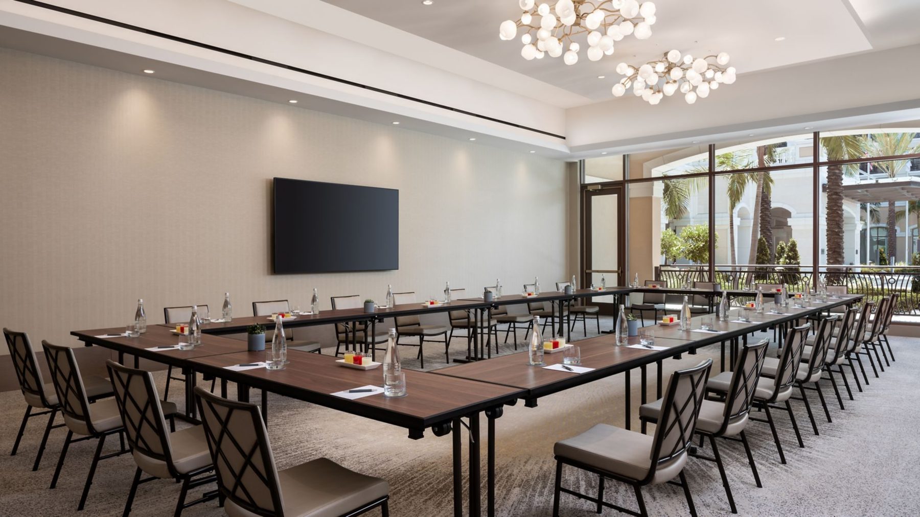 Meeting room at The Westin Anaheim Resort — leftover interior, not a 618-rooms plate
