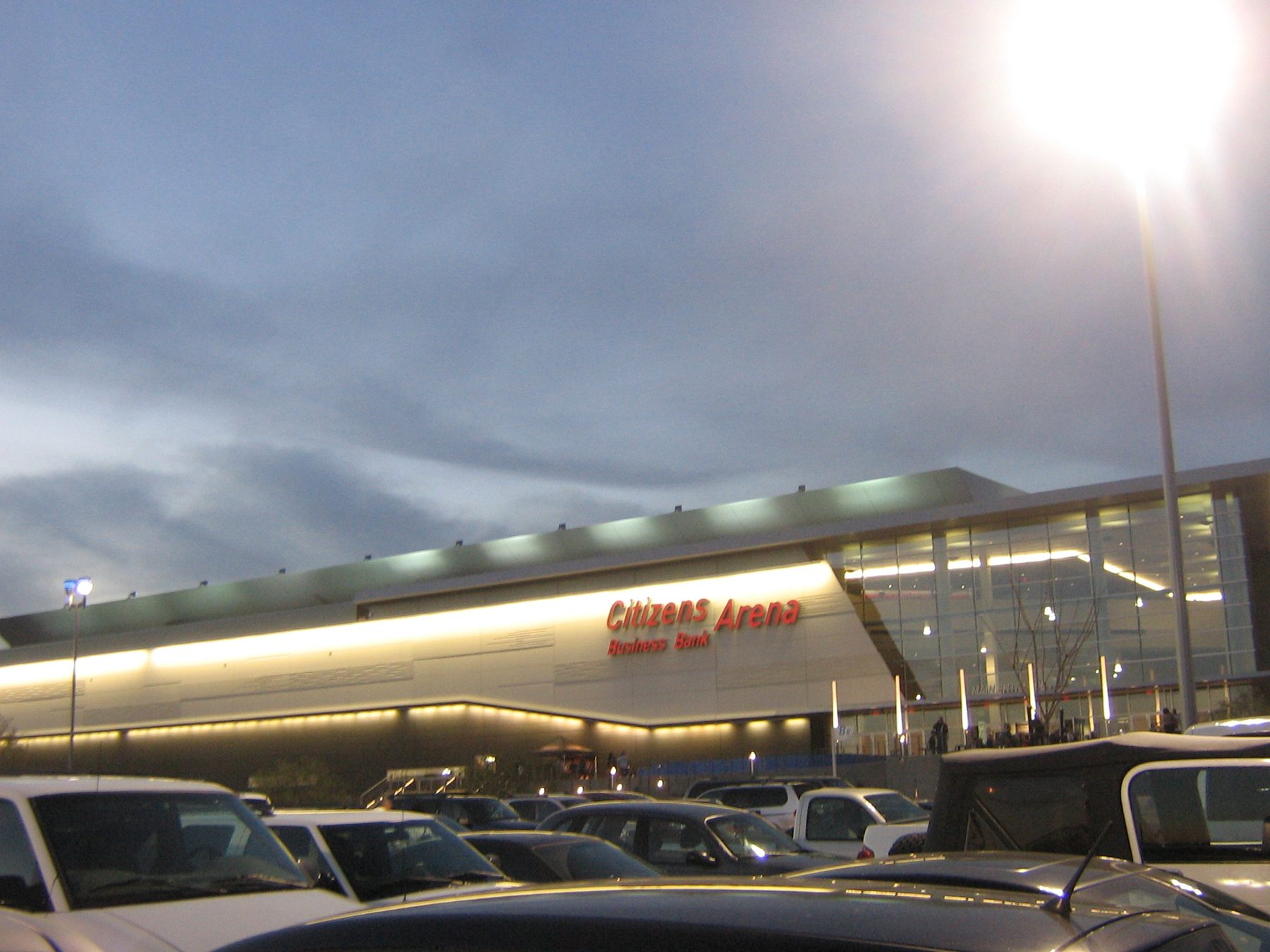 Toyota Arena Ontario exterior campus