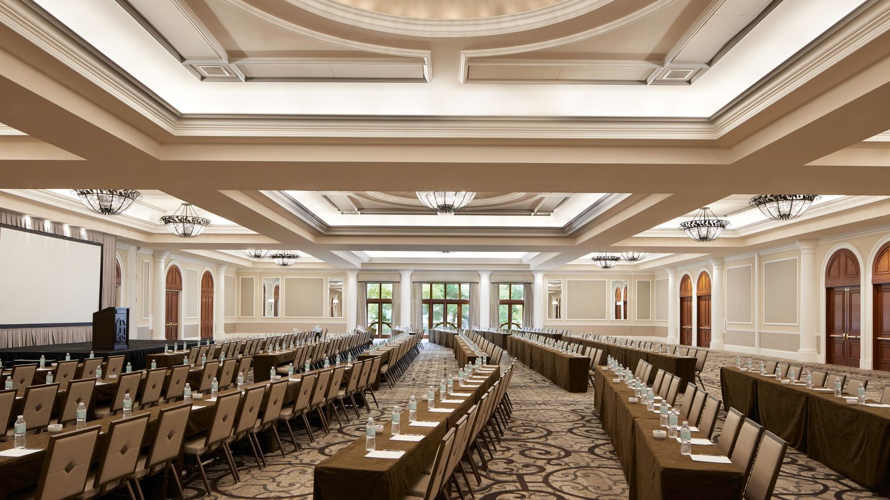 Pacific Ballroom interior at Waldorf Astoria Monarch Beach